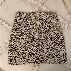 Brandy Melville Cheetah Print Skirt